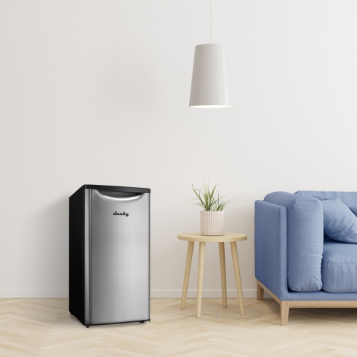 Danby DAR033A6BSLDB 3.3 cu. ft. Compact Fridge in Stainless Steel