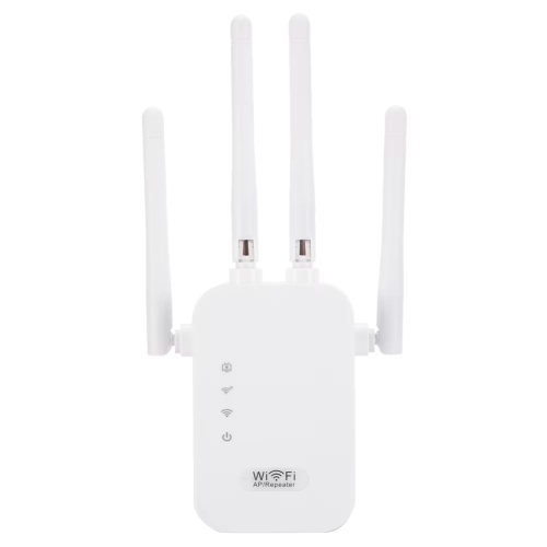 Amplificateur de signal Wi-Fi avec port WAN/LAN; Amplificateur de signal Wi-Fi bibande 2,4 GHz/5 GHz; 4 antennes pour petits bureaux à