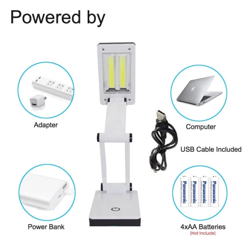 Office Table Light Foldable Desk Lamp -120LM Table Lamp Suitable for Office, Home and Travel