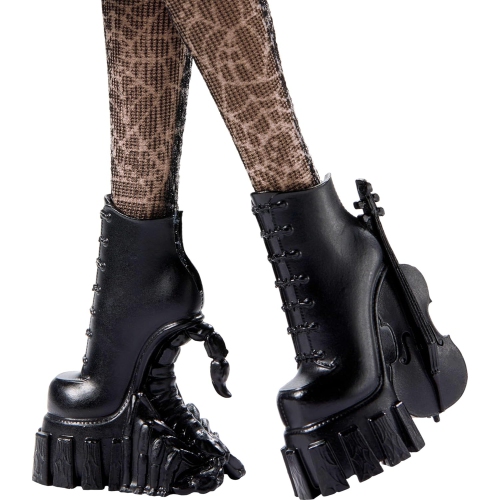 Monster High Wednesday Collectible Doll, Wednesday Addams in Nevermore Academy Uniform with Thing