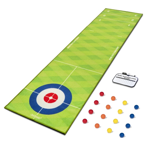 GOSPORTS  - Pure Putt Challenge Curling & Shuffleboard 2-In-1 Game Christmas present