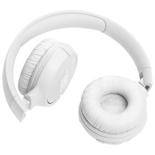 Open Box - JBL Tune 520BT Bluetooth Wireless On-Ear Headphones - White