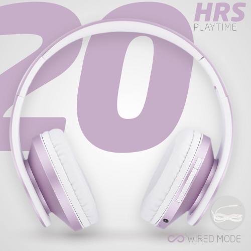 Bluetooth Headphones Over Ear, Wireless Headphones with Microphone, Foldable Headphone, Soft Memory Foam Earmuffs, FM Radio for