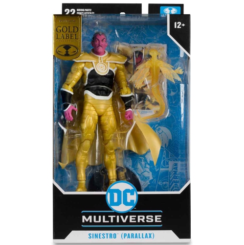 DC  Multiverse Lantern 7 Inch Action Figure Exclusive - Sinestro (Parallax) Gold Label In Green