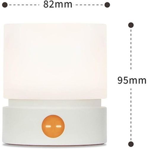 Cylindrical Lamp Rechargeable Night Light Bedside Desktop LED Desk Lamp Infinite Touch Breathing Atmosphere Lamp