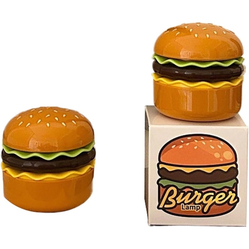 YOULIGHTS  Rechargeable Hamburg Nightlight, Sleep Enhancing Light for Bedroom, Dorm Room Desk Lamp, Ideal Birthday Gift, Home Trimmings