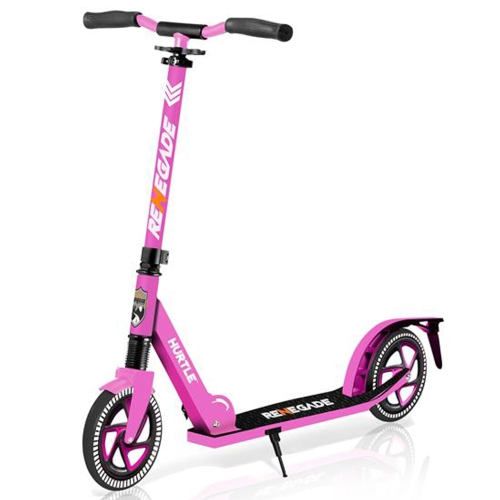 Image 1 de 10.. Trottinette légère et pliable – Trottinette réglable pour adolescents et adultes, plateforme en alliage avec roues à impact élevé (Pi.