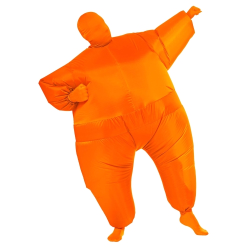 Rubies Costume Inflatable Full Body Suit, Orange, One Size