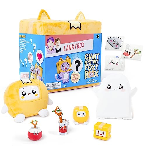 LankyBox Giant Foxy Mystery Box with 10 Exciting Toys to Discover Inside