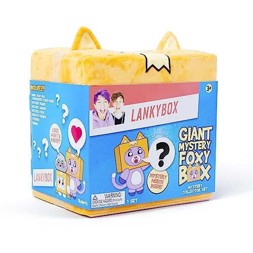 LankyBox Giant Foxy Mystery Box with 10 Exciting Toys to Discover Inside
