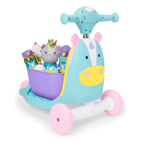 Trotteur d'activités 3-en-1 de Skip Hop pour jeune enfant, licorne Zoo