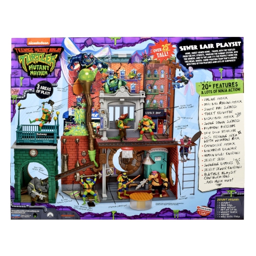 Teenage Mutant Ninja Turtles: Mutant Mayhem Sewer Lair Playset by Playmates Toys