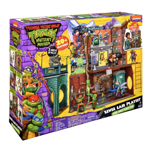 Teenage Mutant Ninja Turtles: Mutant Mayhem Sewer Lair Playset by Playmates Toys