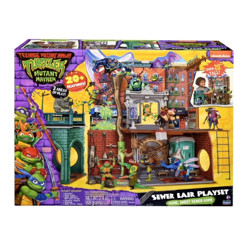 Teenage Mutant Ninja Turtles: Mutant Mayhem Sewer Lair Playset by Playmates Toys