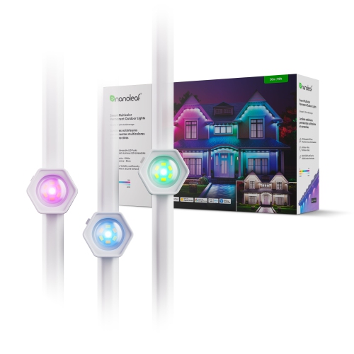 Nanoleaf Matter Smart Multicolor Permanent Outdoor Lights Smarter Kit 98ft