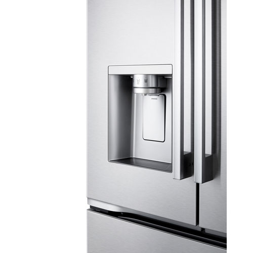 LG 36" 23.7 Cu. Ft. French 3-Door Counter-Depth MAX Refrigerator with Zero Clearance (LF24Z6530S) - Stainless Steel