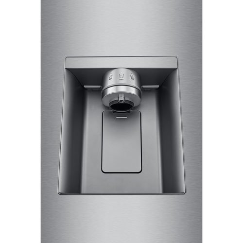 LG 36" 23.7 Cu. Ft. French 3-Door Counter-Depth MAX Refrigerator with Zero Clearance (LF24Z6530S) - Stainless Steel