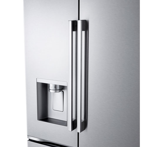LG 36" 23.7 Cu. Ft. French 3-Door Counter-Depth MAX Refrigerator with Zero Clearance (LF24Z6530S) - Stainless Steel