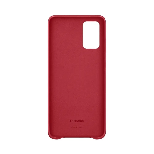 Samsung - Leather Cover Case for Galaxy S20+ and S20+ 5G - Red