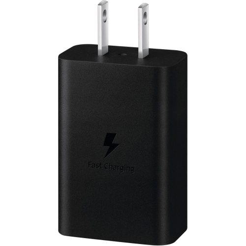 Chargeur mural USB-C 15&nbsp;W à chargement rapide de Samsung - Noir