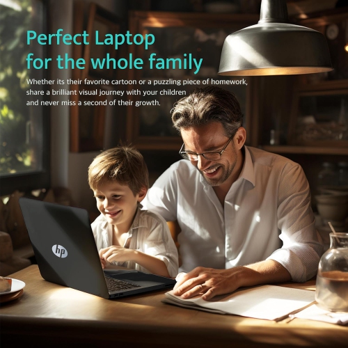 HP 15.6" HD Student Laptop - Intel Pentium N5030 - 16GB DDR4 - 1TB PCIe SSD - Intel HD Graphics - Windows 11 - Black - 32GB USB Card by HP - Refurbished condition - Image 7