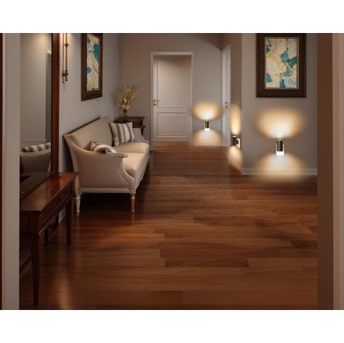 4 Pack LED Night Light, Plug Into Wall, Dusk to Dawn Sensor, Soft White 3000K,Uplight & Downlight, for Bedroom, Stairway, Hallway,Bathroom Dimmable