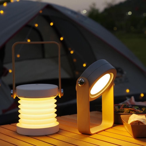 YOULIGHTS  Collapsible Led Camping Lantern Lamp，rechargeable Touch Battery Powered Light, Portable Emergency Flashlight, Suitable for Outdoor