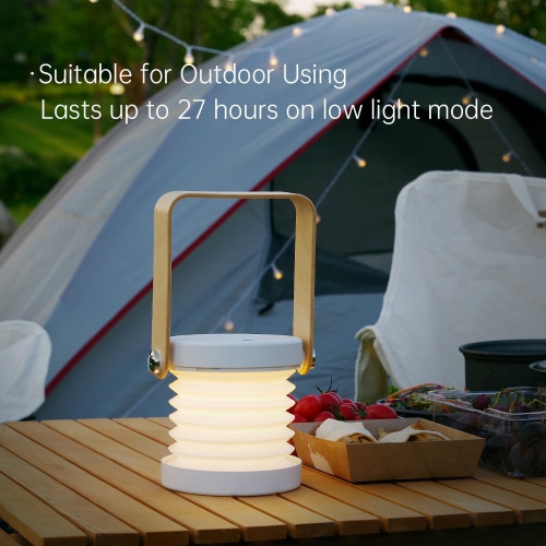 Collapsible Led Camping Lantern Lamp,Rechargeable touch battery powered light,Portable Emergency Flashlight,Suitable for Outdoor, Camping, Office