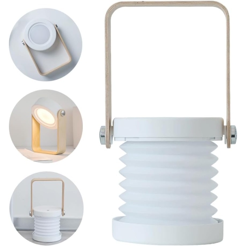 Collapsible Led Camping Lantern Lamp,Rechargeable touch battery powered light,Portable Emergency Flashlight,Suitable for Outdoor, Camping, Office