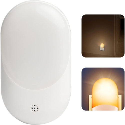 Night Light Plug in Night Light, 4pcs Motion Sensor Night Light Creative Bedside Smart Home Sensor Eye Protection Lamp with Light Sensor for Bedroom