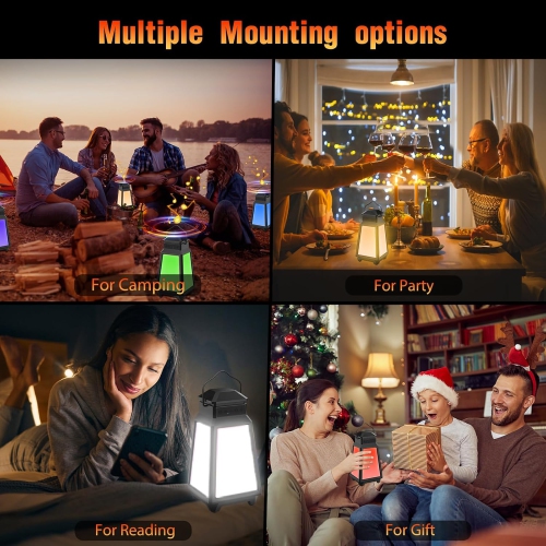 1pcs-Outdoor Speakers, Wireless Bluetooth Speaker with 8 Switchable Lights, Multi-Sync up to 100 Speakers, Built-in HD Stereo Sound System, 4