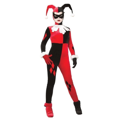 Rubies Costume Dc Heroes and Villains Collection Harley Quinn, Multicolored, Medium