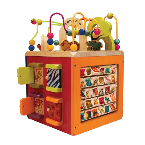 B. Zany Zoo Wooden Activity Cube