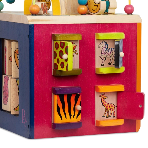B. Zany Zoo Wooden Activity Cube