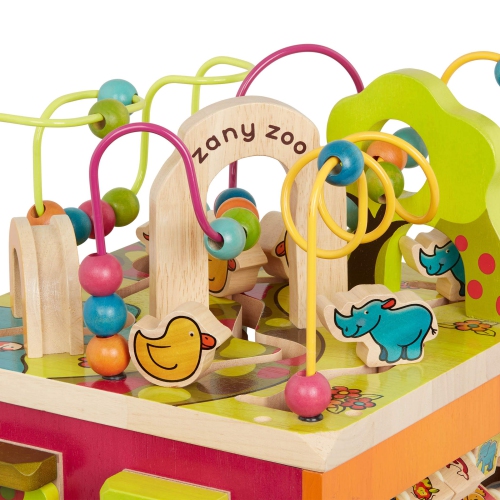 B. Zany Zoo Wooden Activity Cube