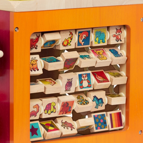 B. Zany Zoo Wooden Activity Cube
