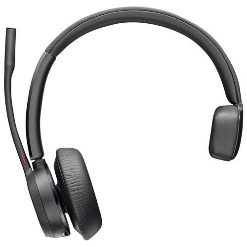 HP Poly Voyager 4310 On-Ear Noise Cancelling Wireless Bluetooth Headset - Black