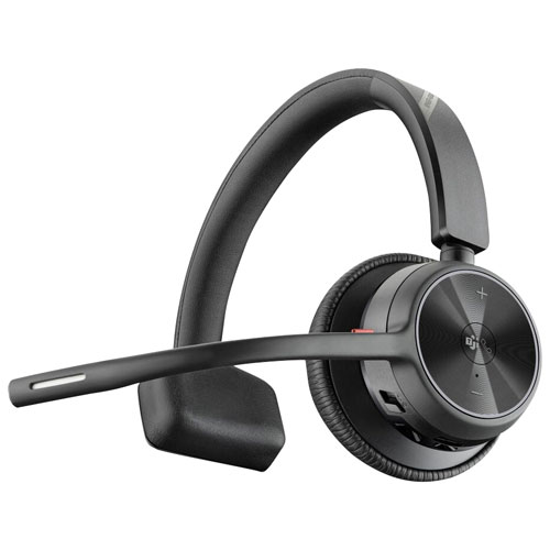 HP Poly Voyager 4310-M On-Ear Noise Cancelling Bluetooth Headset - Black