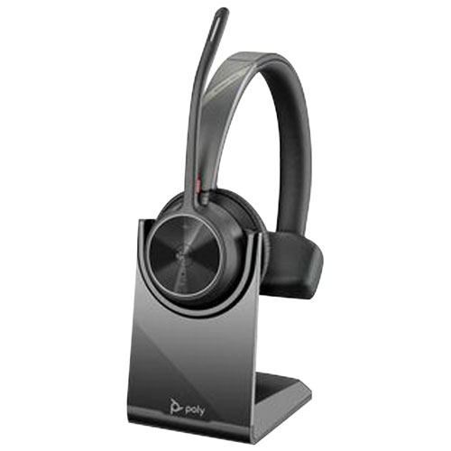 HP Poly Voyager 4310-M On-Ear Noise Cancelling Bluetooth Headset - Black