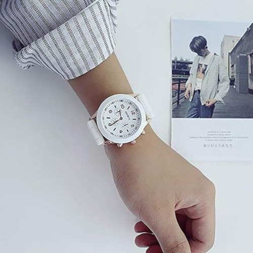 Women Men Ladies Fashion Luxury Silicone Quartz Watch Girl Boy Unisex Jelly Wrist Watch