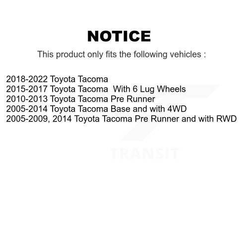 Front Suspension Link Kit For Toyota Tacoma K72-101554