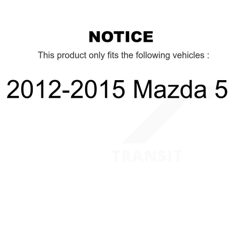 Front Suspension Struts Kit For 2012-2015 Mazda 5 K78-100743