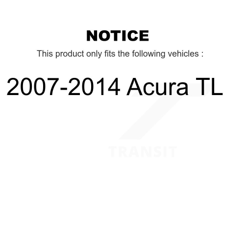 Front Left Suspension Stabilizer Bar Link Kit 72-K750093 For 2007-2014 Acura TL