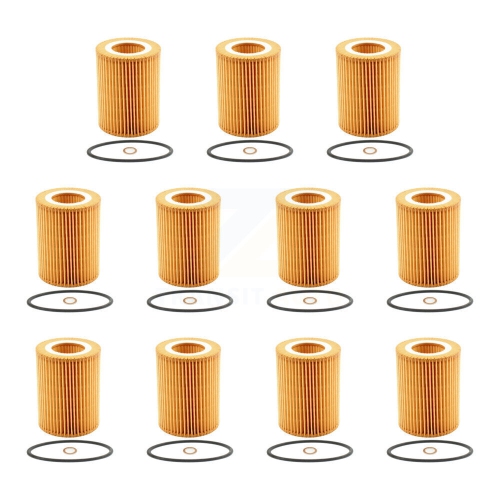 PUR  Engine Cartridge Oil Filter (11 Pack) for Bmw X5 325I Z3 X3 330Ci Z4 325Ci 325Xi 330I Gt K56-100231