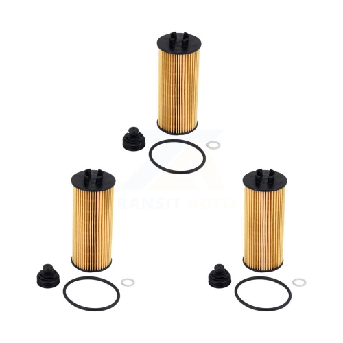 PUR  Engine Cartridge Oil Filter (3 Pack) for Mini Bmw X1 Cooper Countryman X2 Clubman I8 Gs-6 K56-100501