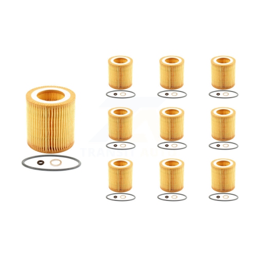 PUR  Engine Cartridge Oil Filter (10 Pack) for Bmw X5 X3 328I Xdrive X1 323I 320I 335I X6 128I K56-100190