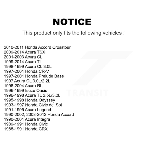 Upper Suspension Ball Joint 72-K500128 For Honda Accord Acura TL CR-V TSX Integra Crosstour Prelude
