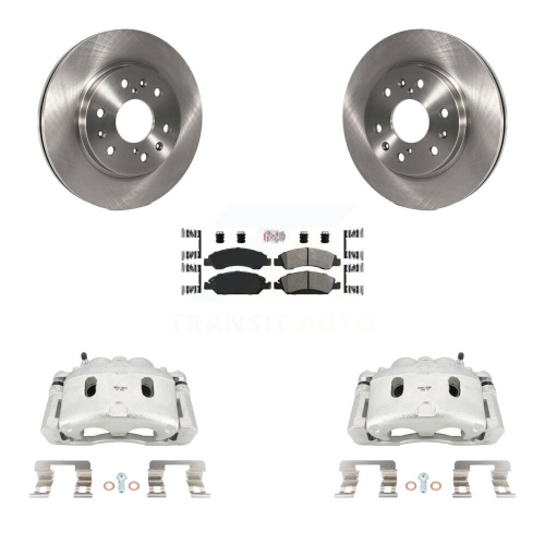 TRANSIT AUTO  Front Brake Caliper Rotors Semi-Metallic Pad Kit for Chevrolet Gmc Silverado 1500 Sierra Kc8-100245N