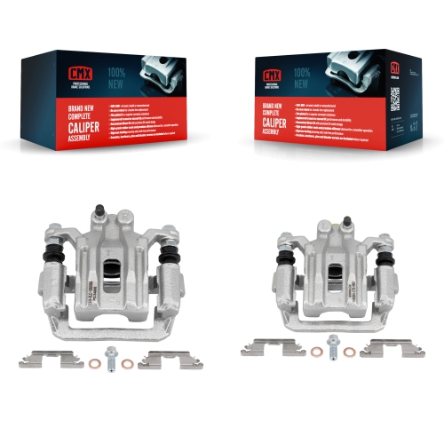 CMX  Rear Disc Brake Caliper Left Right Side Kit for Nissan Frontier Xterra Suzuki Equator Kbc-100328