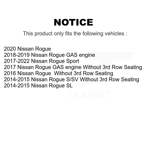 Front Disc Brake Caliper Left Right Side Kit For Nissan Rogue Sport KBC-100193